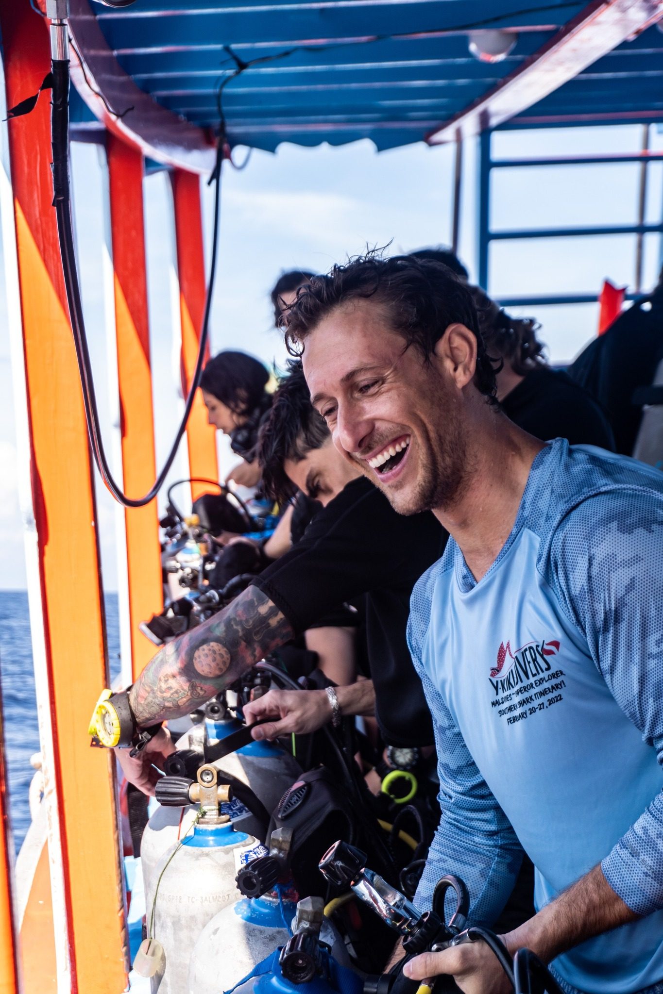 Student preparing for an SSI Open Water course on Koh Tao
